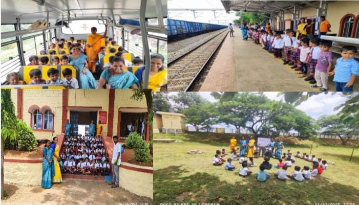 FIELD TRIP TO RAILWAY STATION FOR KINDERGARTEN CHILDEN'S